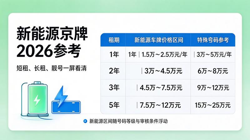新能源车牌申请流程